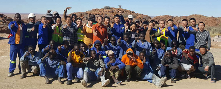 金通達礦業集團南非礦山團隊